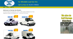 Desktop Screenshot of chorleyvanrental.co.uk